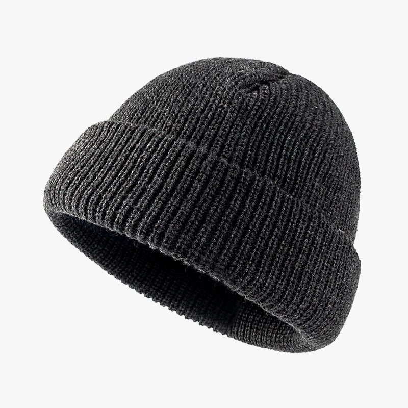 Wholesale Autumn and Winter Knitted Hats Woolen Hats Warm and Brimless Cold Hats